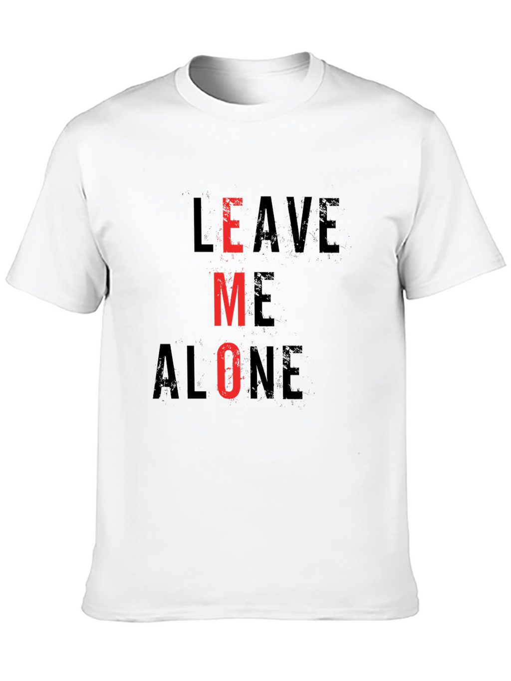 Leave Me Alone T-Shirt Funny Emo Tee