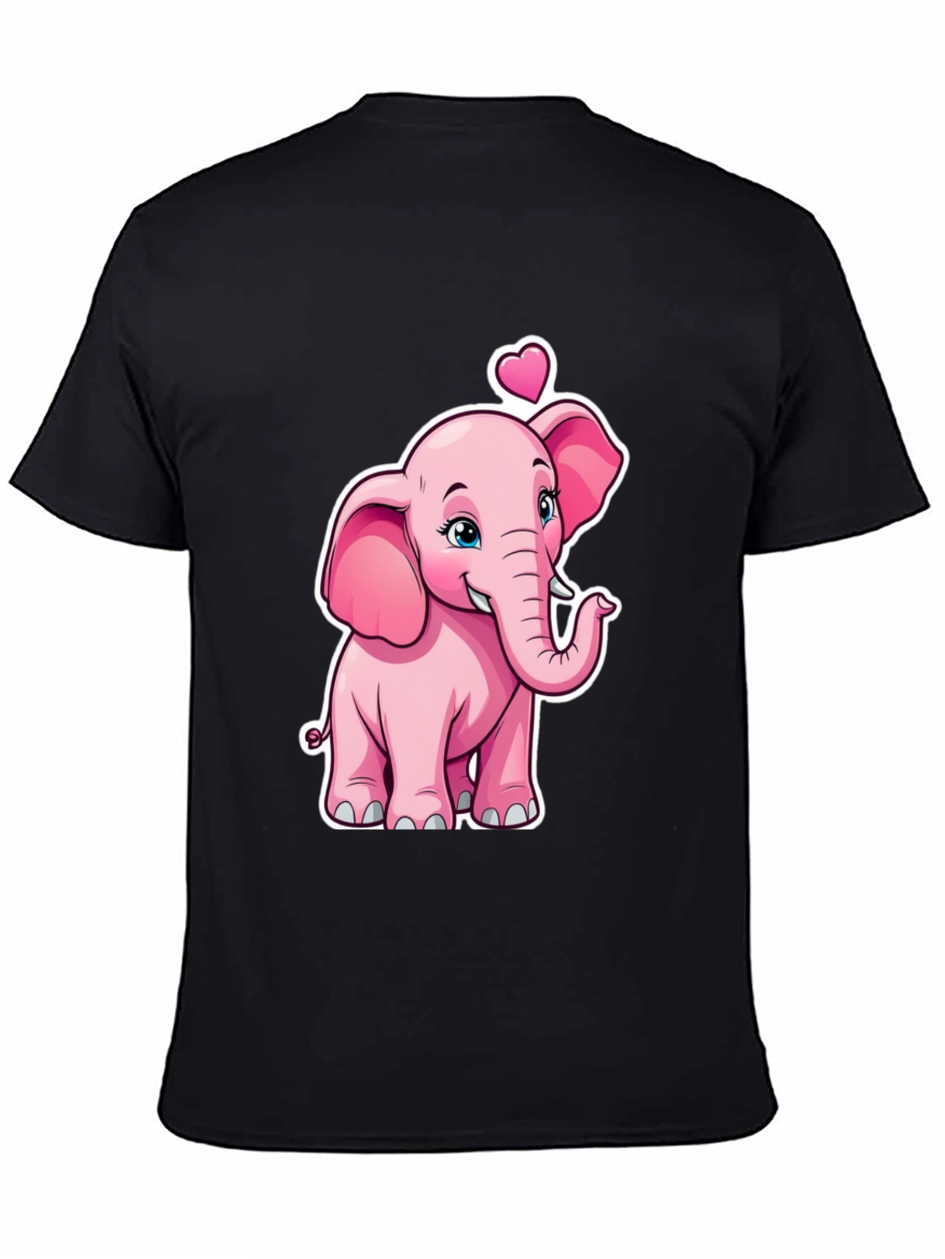 Cute Pink Elephant Valentines Day T-Shirt