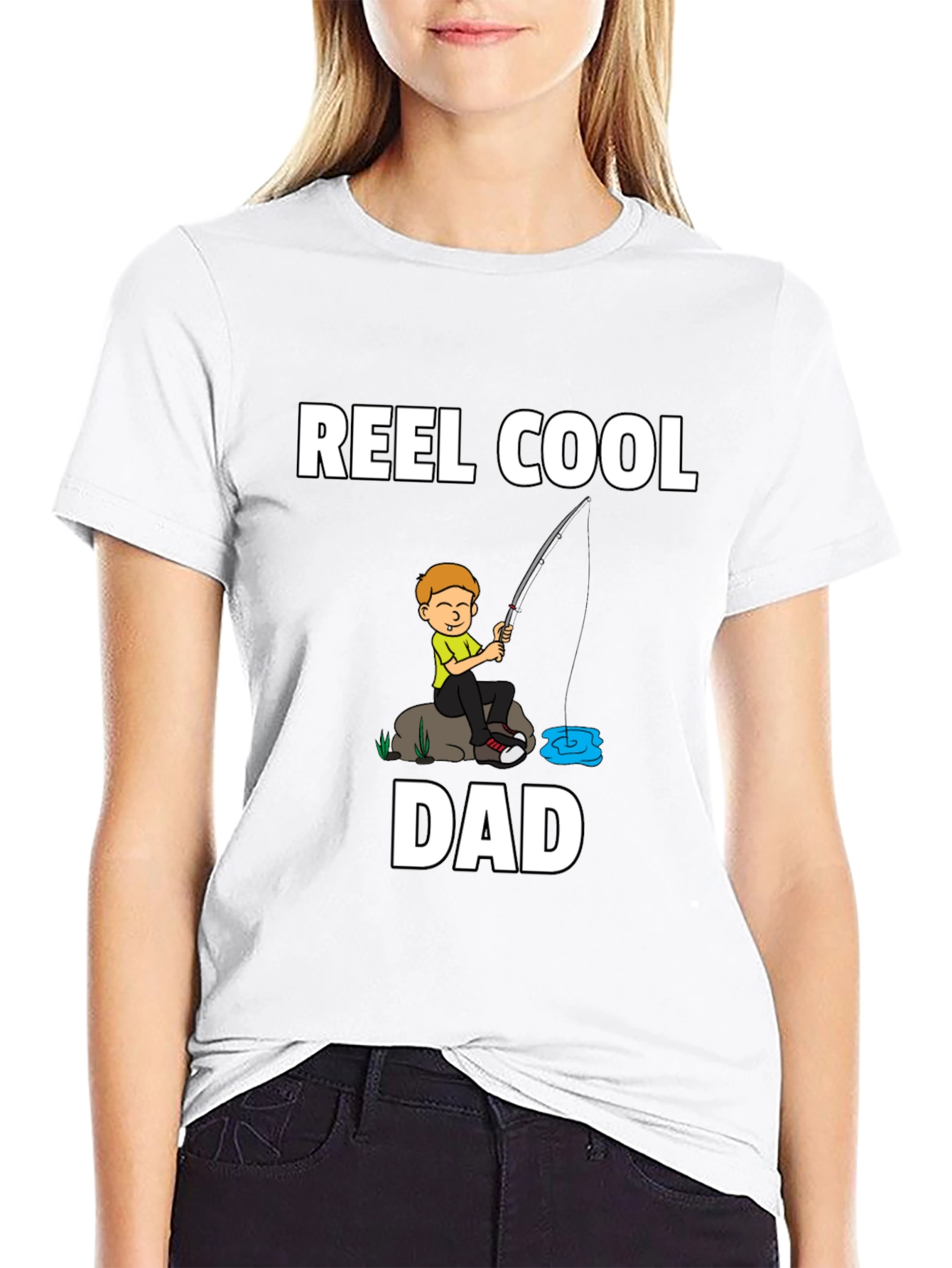 Reel Cool Dad Fishing T-Shirt