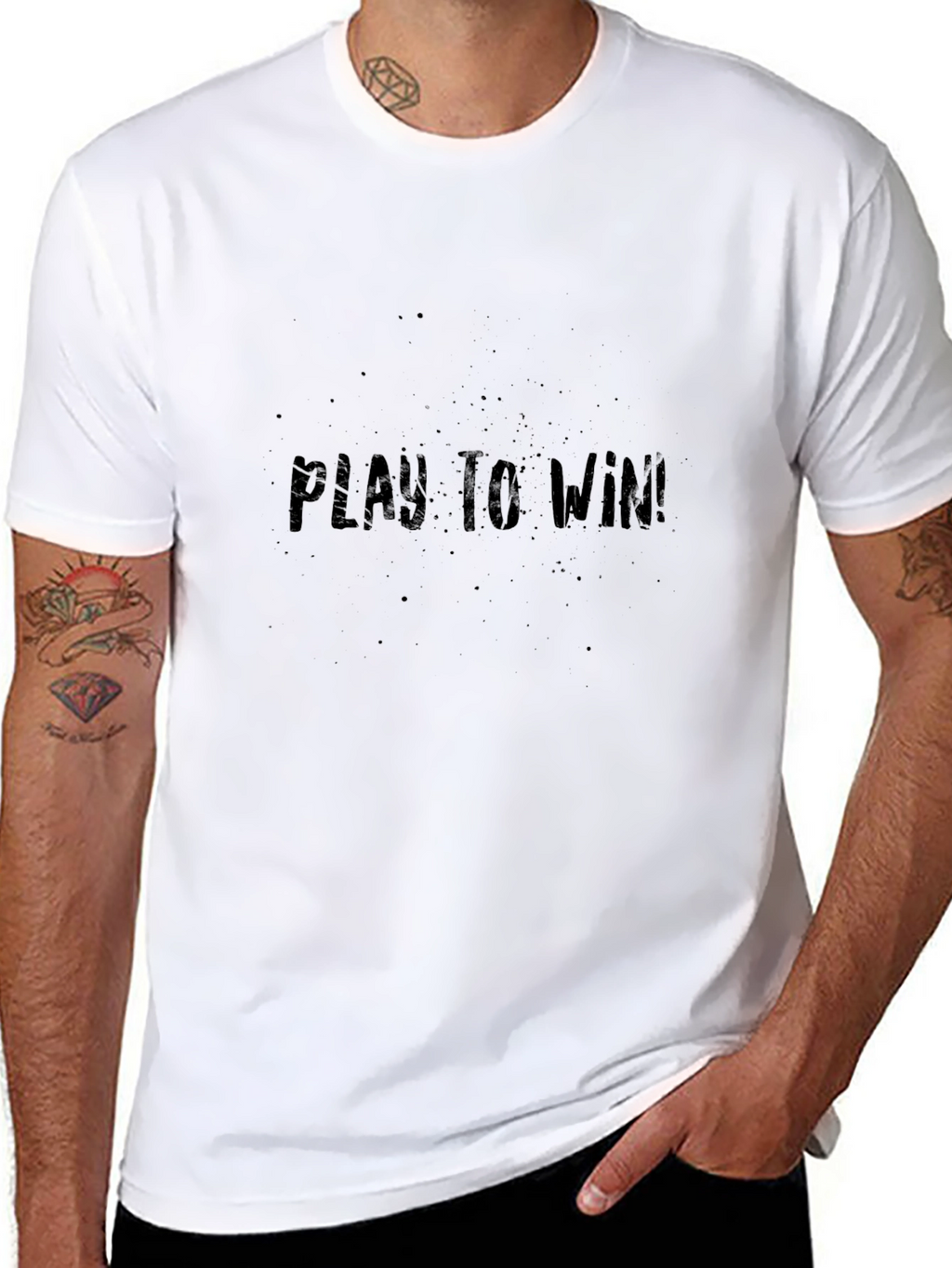 Play to Win! Graphic Tee - Black
