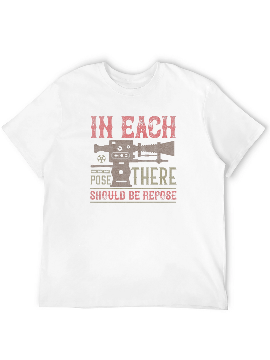 In Each Pose There Should Be Repose Black T-Shirt