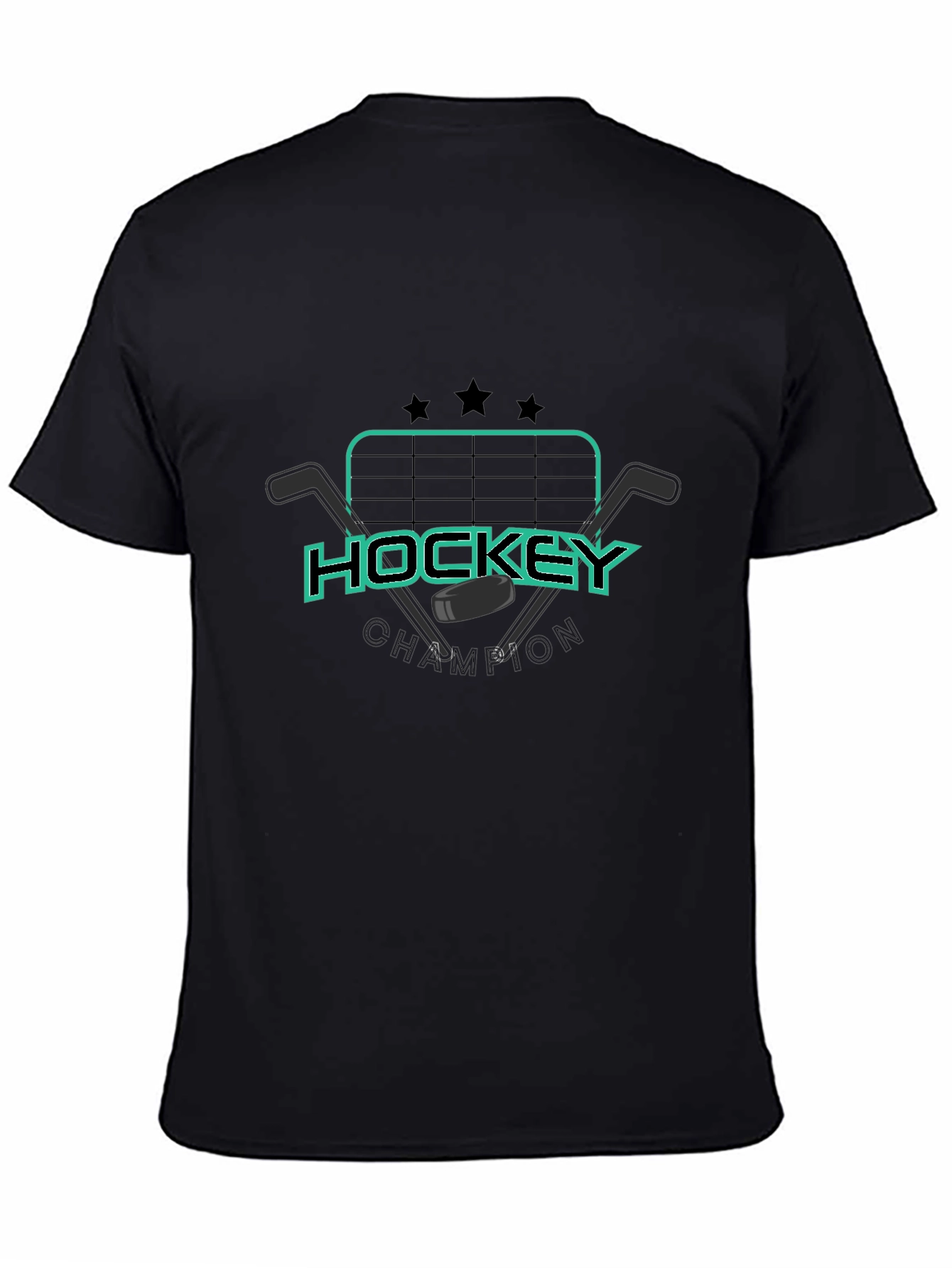 Hockey Champion Black T-Shirt