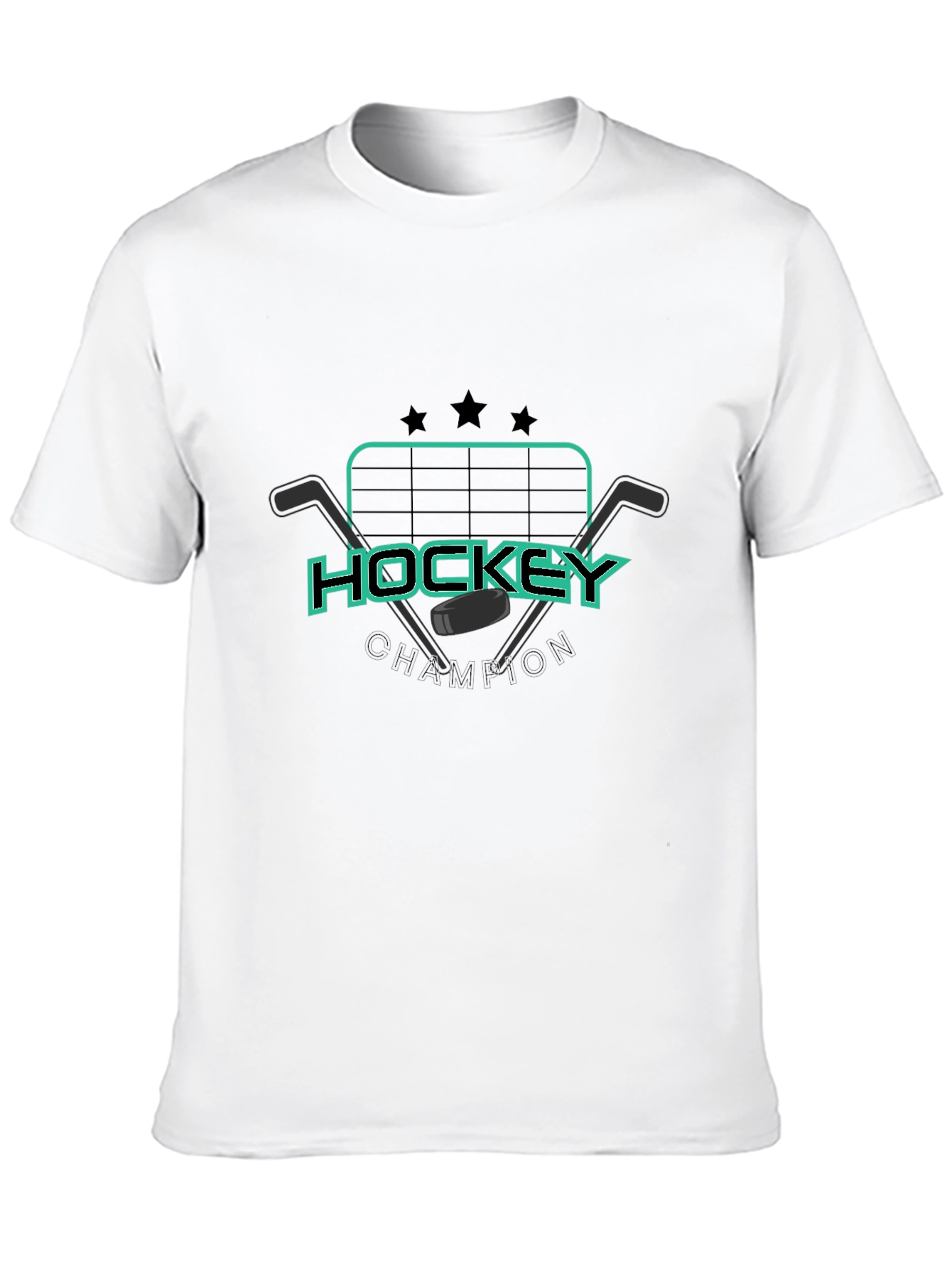 Hockey Champion Black T-Shirt