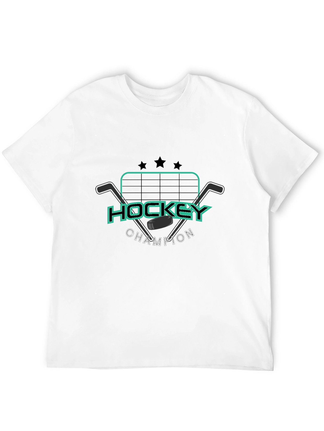 Hockey Champion Black T-Shirt