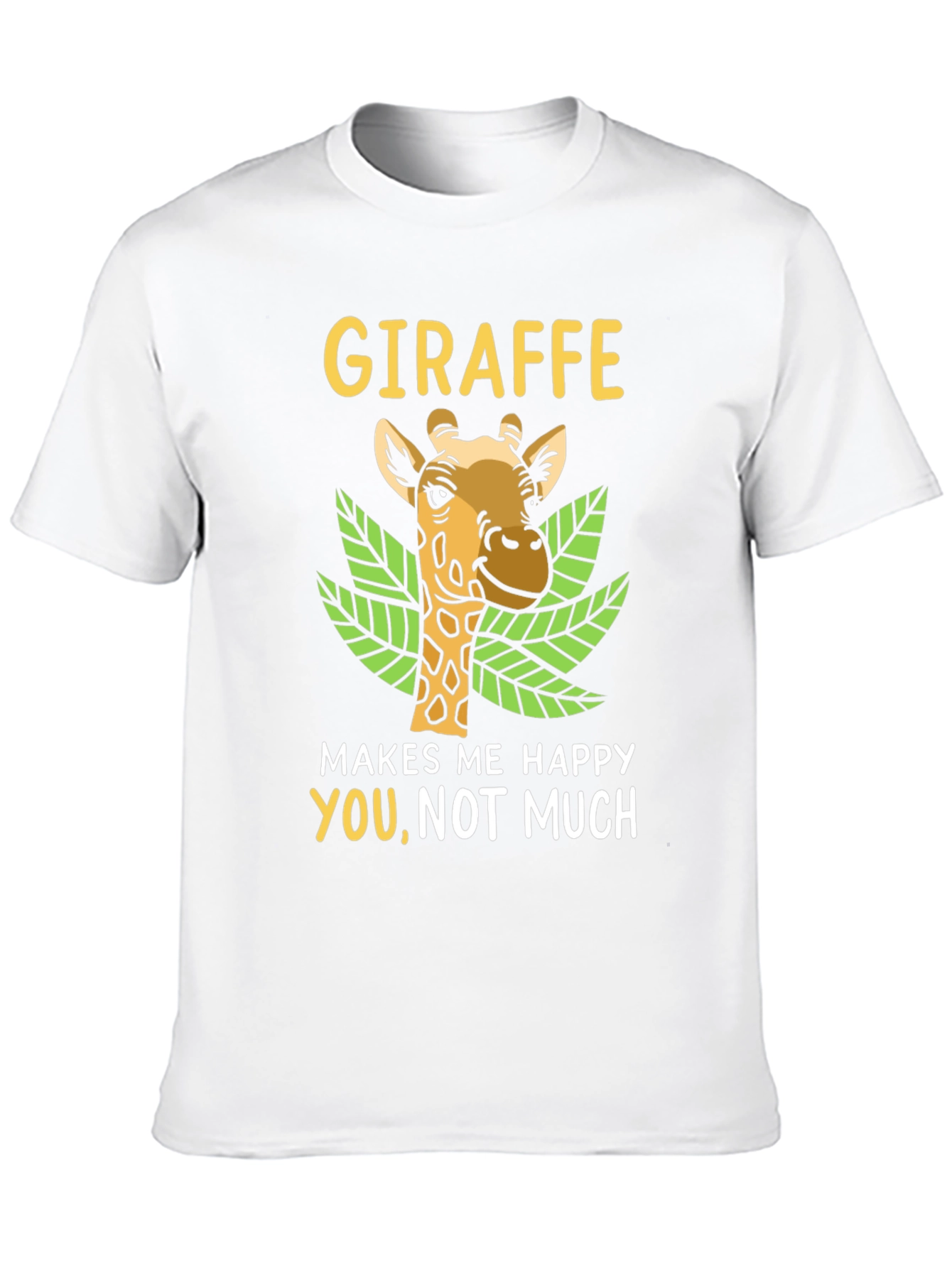 Giraffe Makes Me Happy Tee