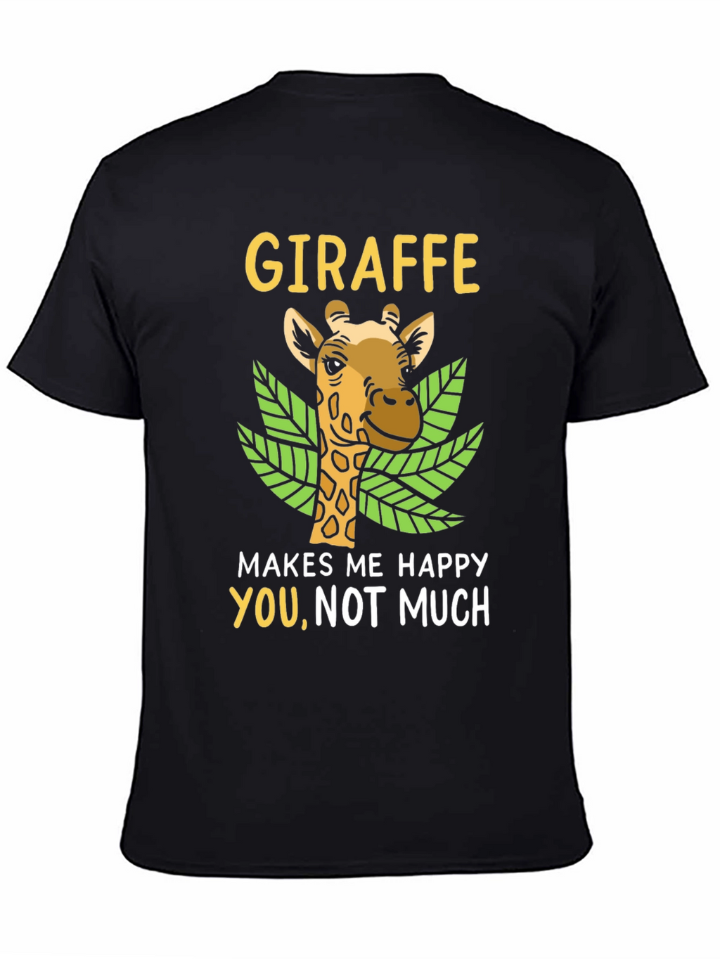 Giraffe Makes Me Happy Tee