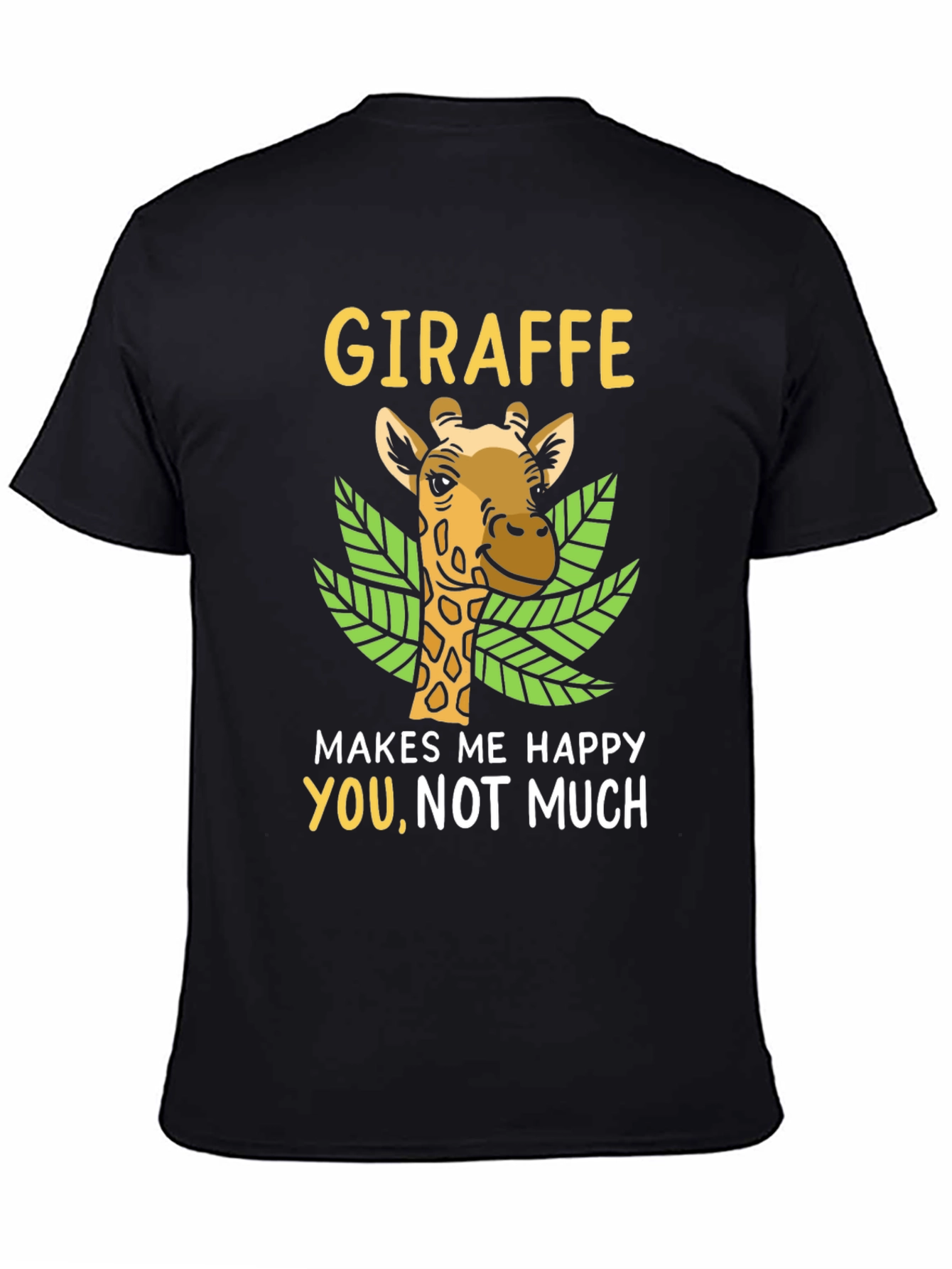 Giraffe Makes Me Happy Tee