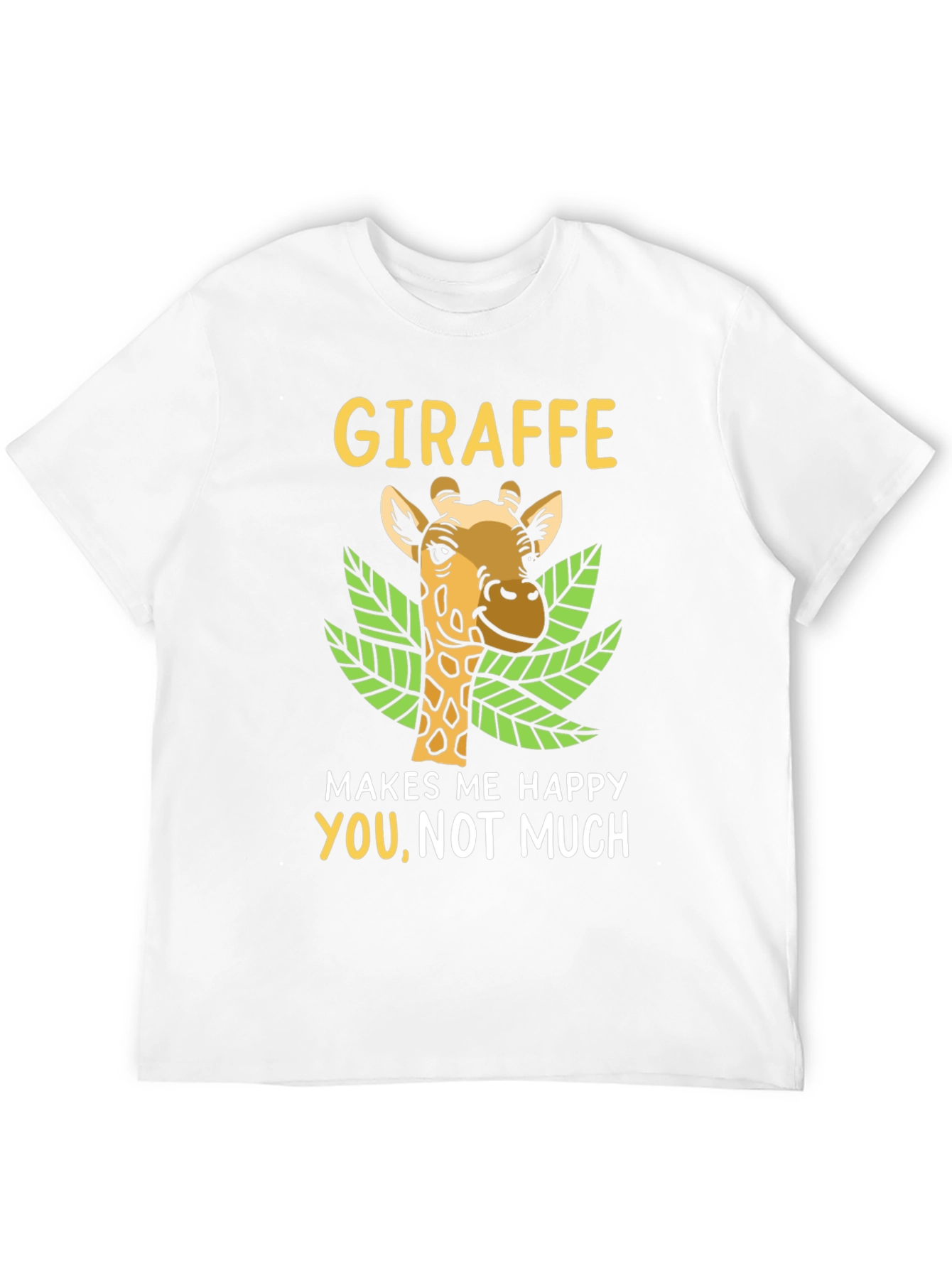 Giraffe Makes Me Happy Tee