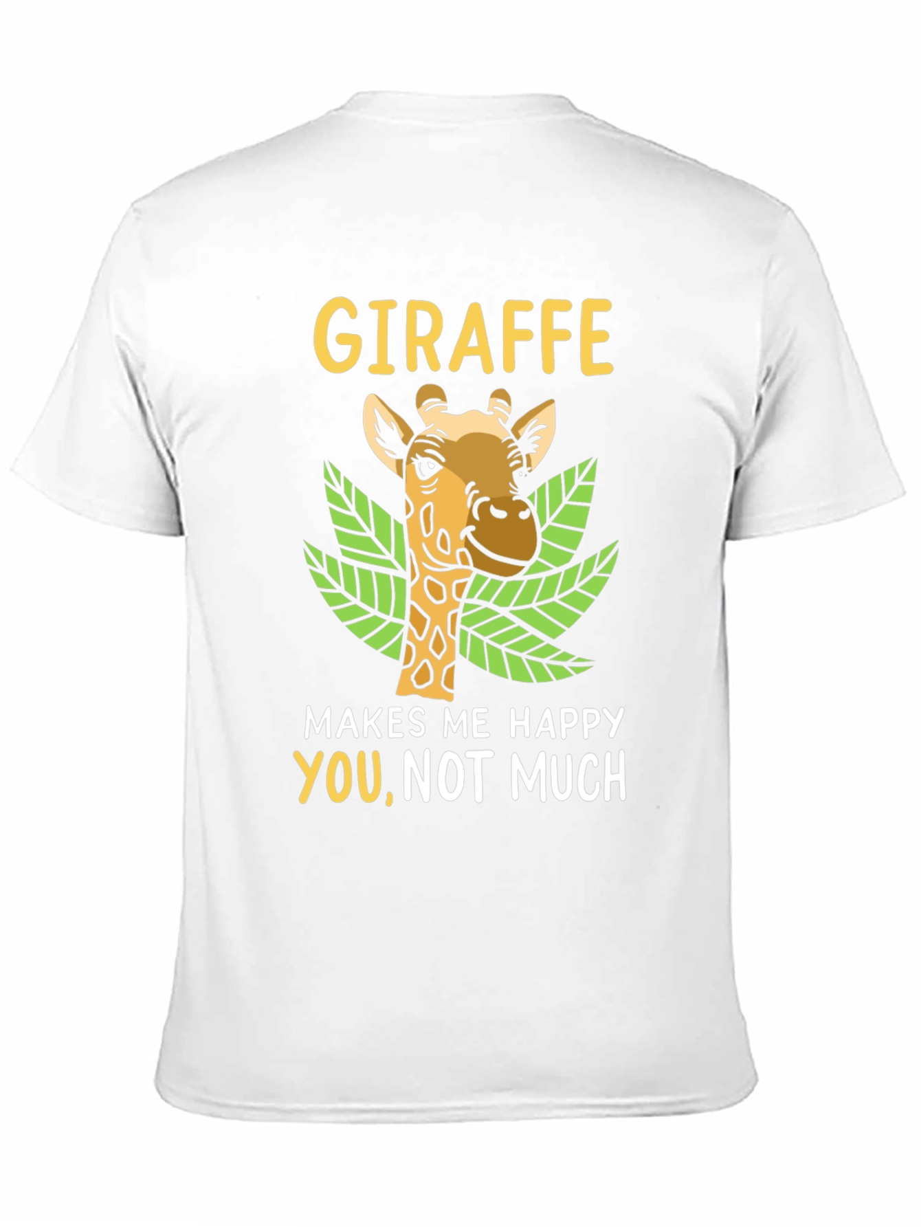 Giraffe Makes Me Happy Tee