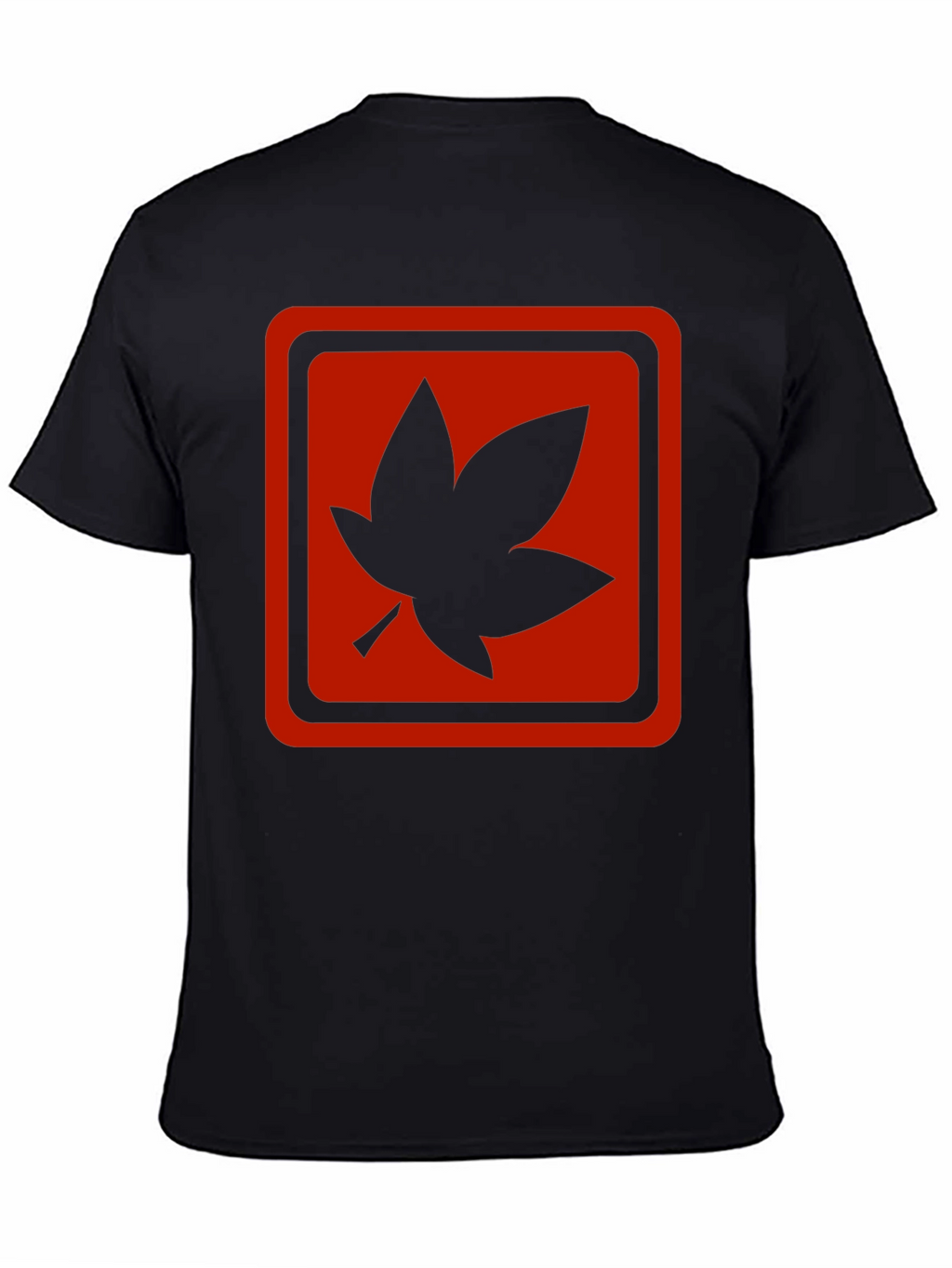 Maple Leaf Graphic T-Shirt - Black