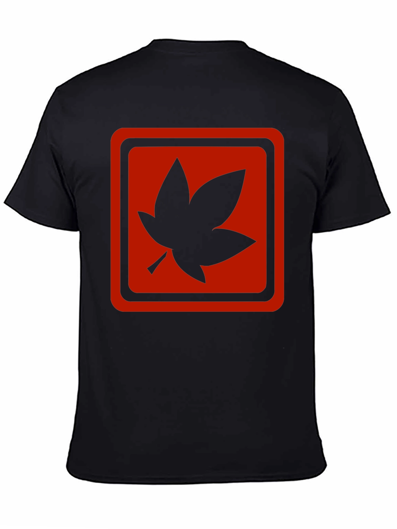 Maple Leaf Graphic T-Shirt - Black