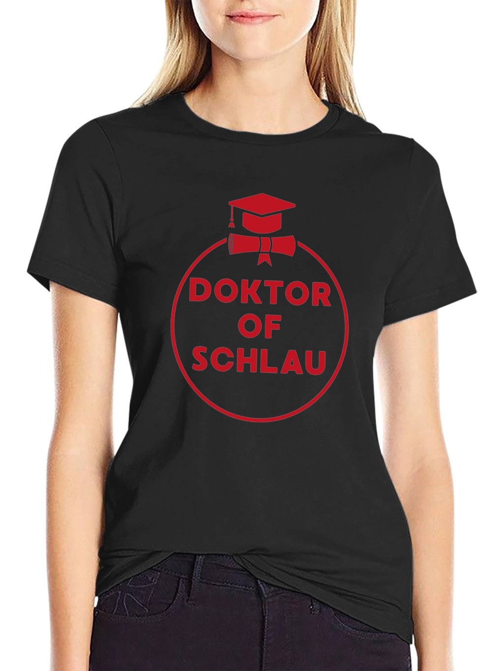 Doktor of Schlau Black T-Shirt