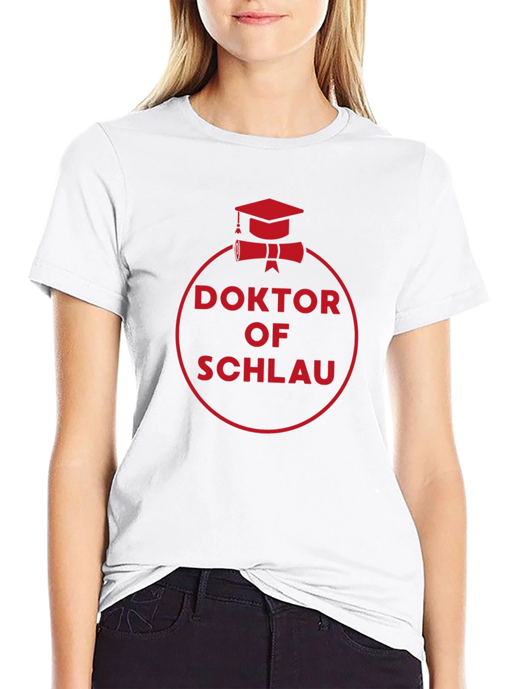 Doktor of Schlau Black T-Shirt