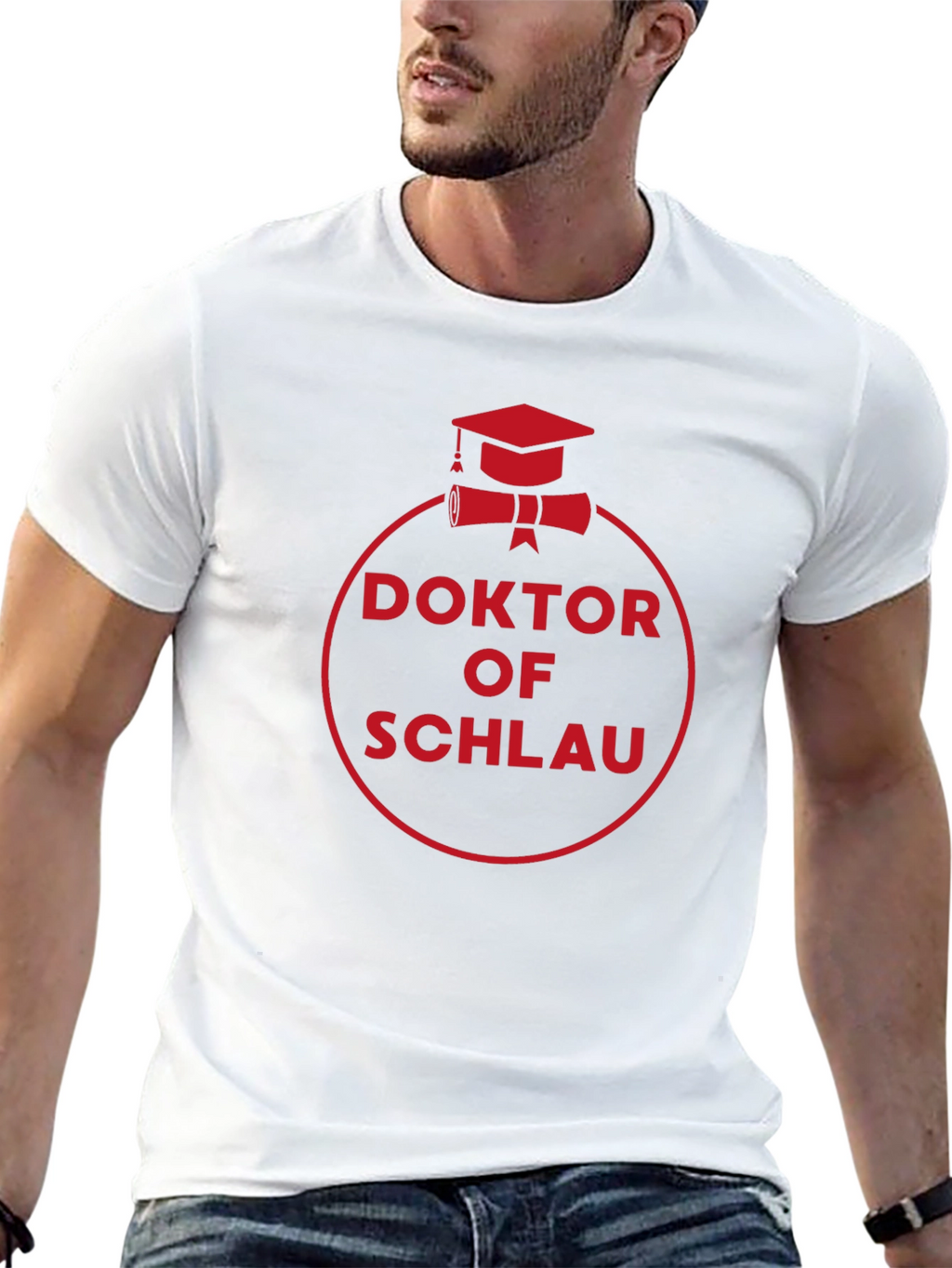 Doktor of Schlau Black T-Shirt