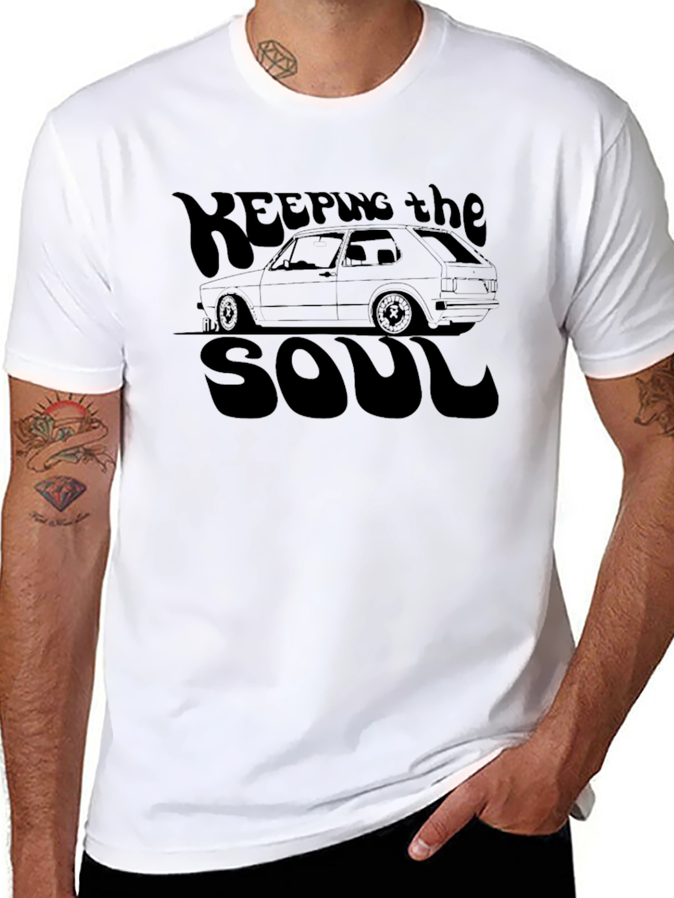 Keeping the Soul Car T-Shirt - Black
