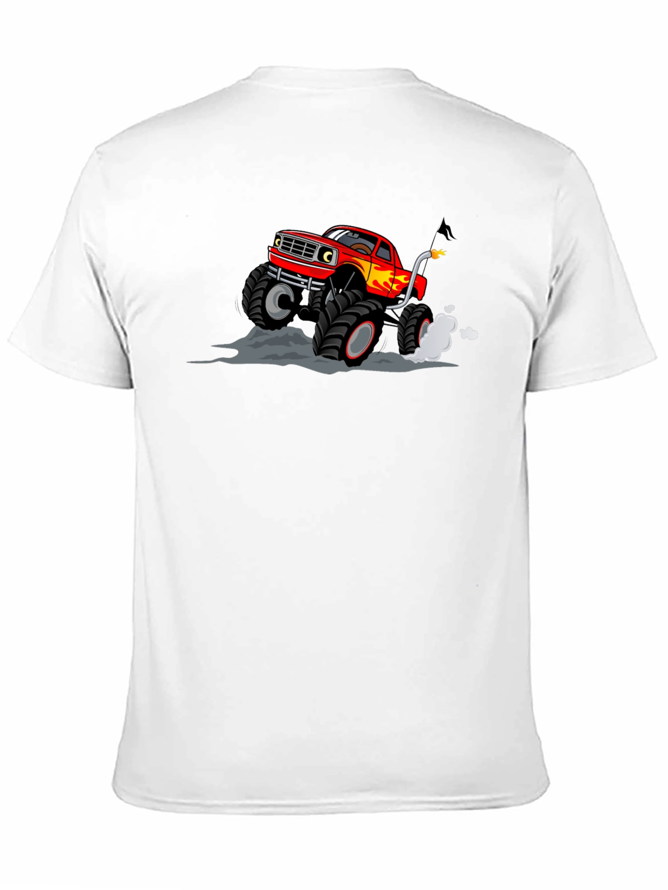 Monster Truck Graphic T-Shirt - Black Cotton Tee