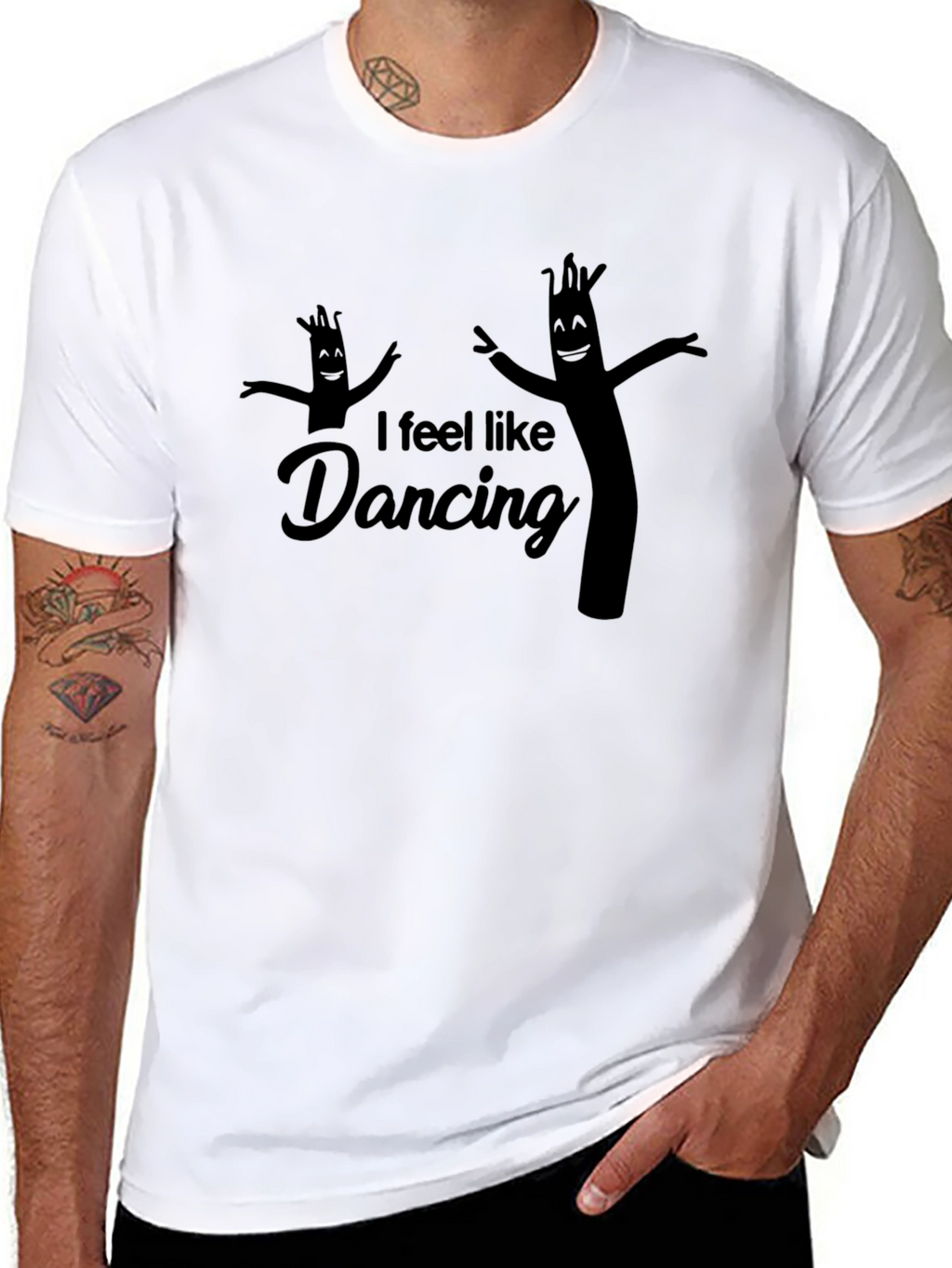 I Feel Like Dancing Inflatable Tube Men T-Shirt