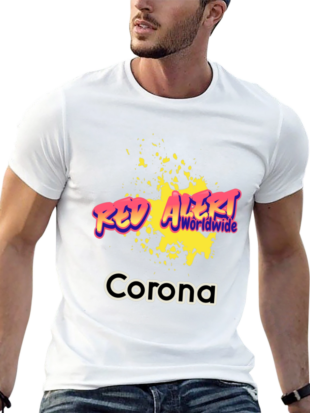 Red Alert Worldwide Corona T-Shirt