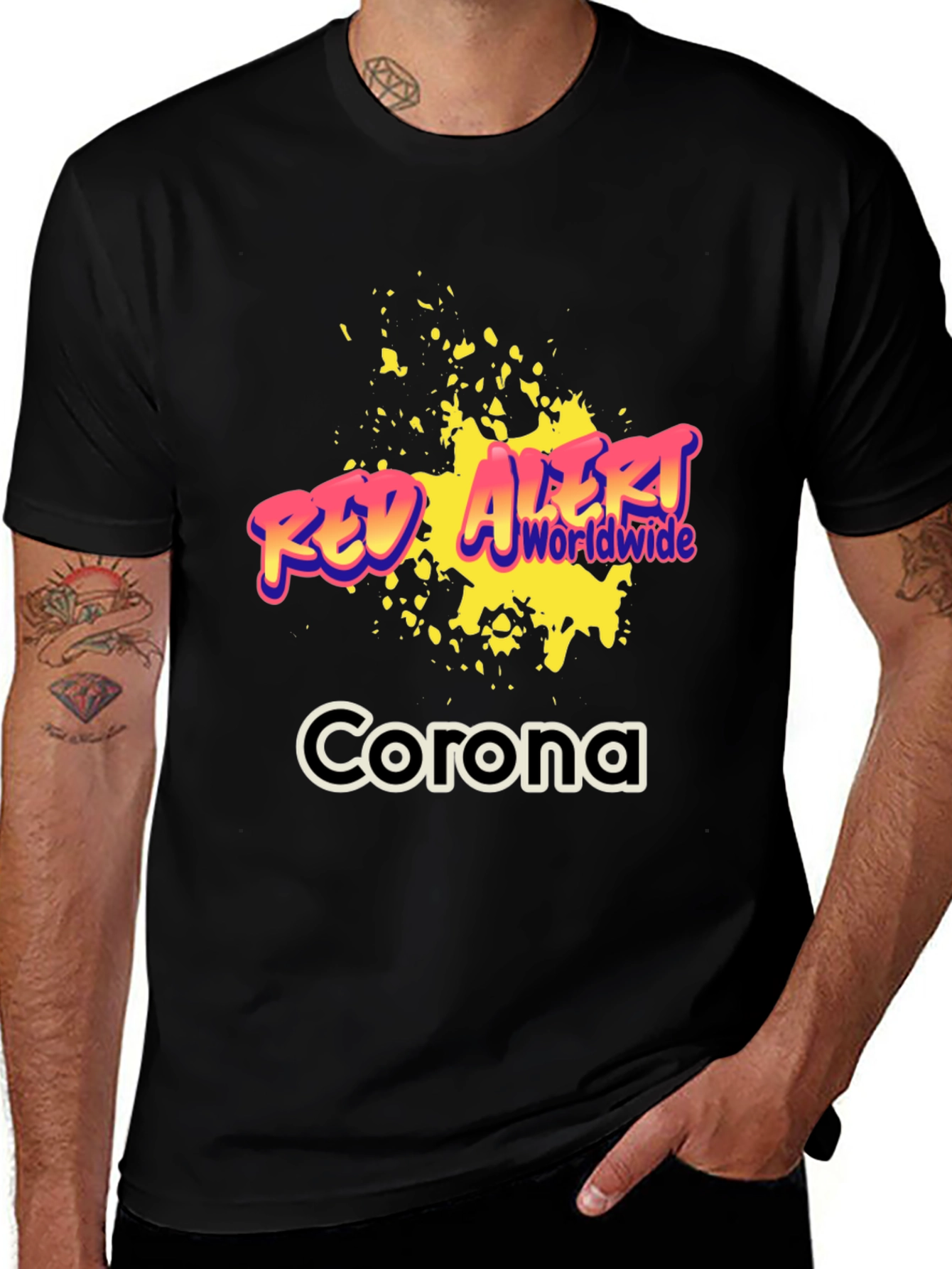 Red Alert Worldwide Corona T-Shirt