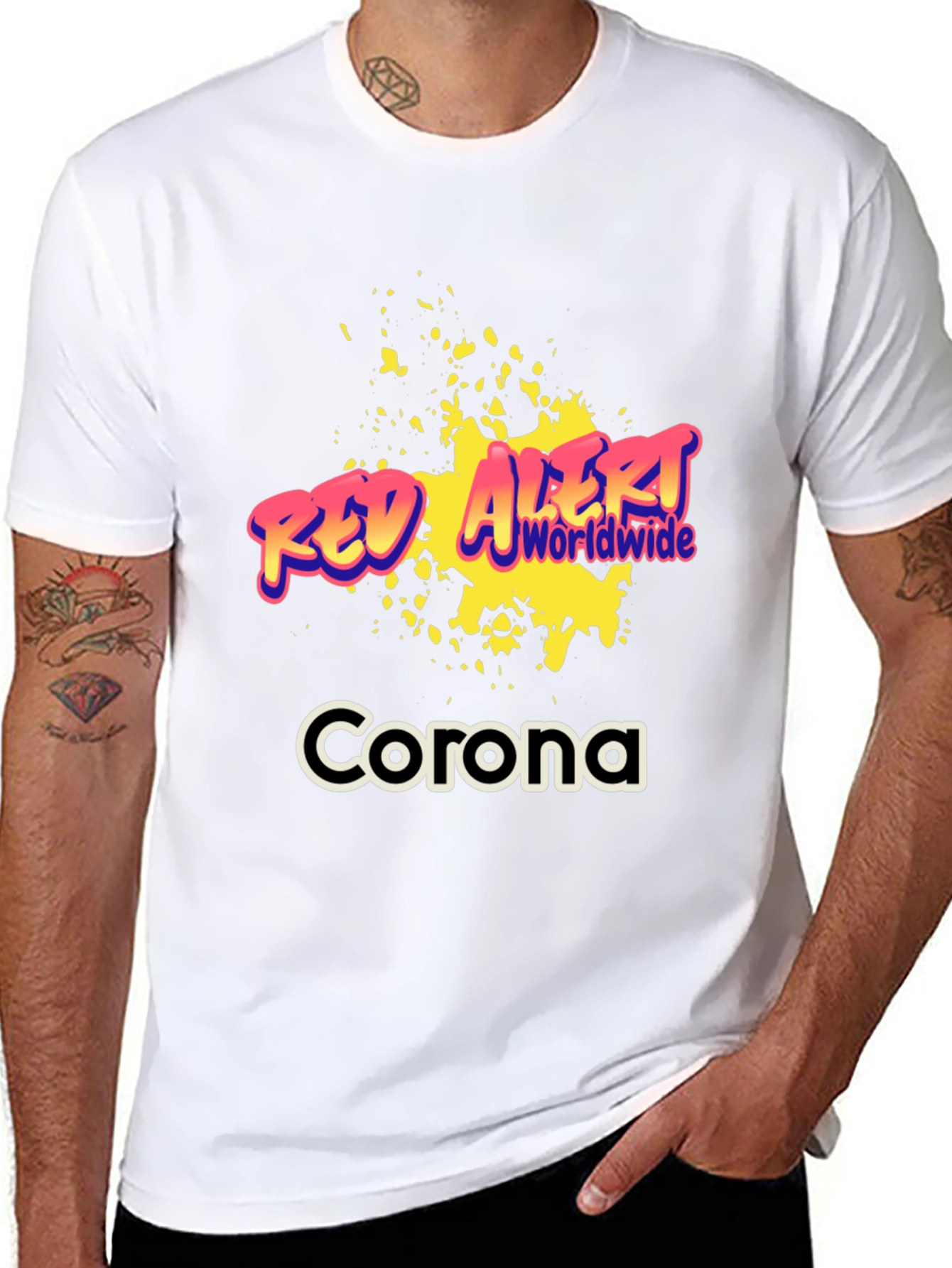 Red Alert Worldwide Corona T-Shirt