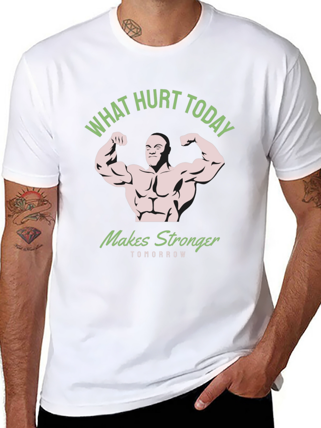 What Hurt Today Makes Stronger Black T-Shirt
