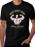 What Hurt Today Makes Stronger Black T-Shirt