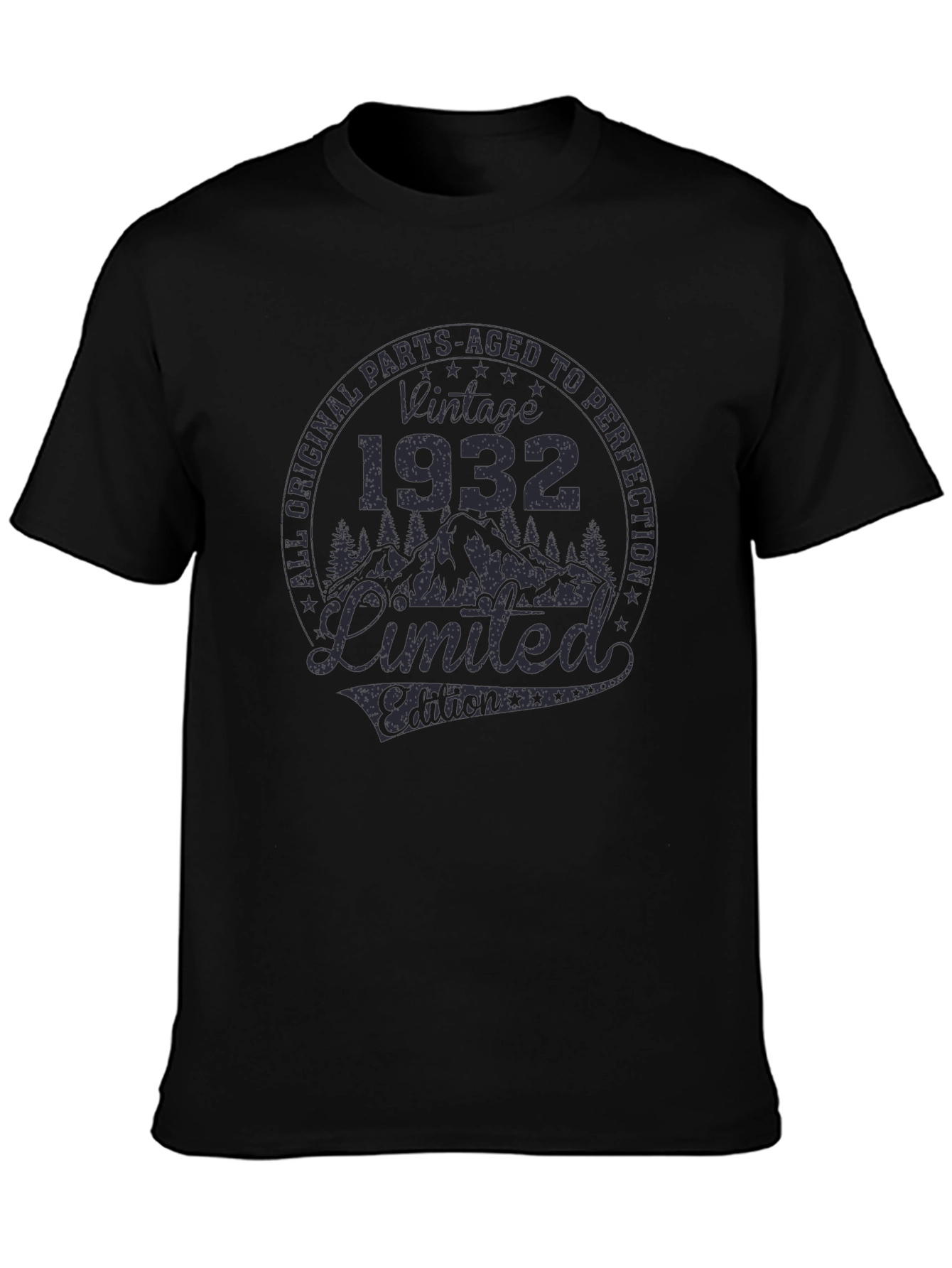 Vintage 1932 Limited Edition Black T-Shirt