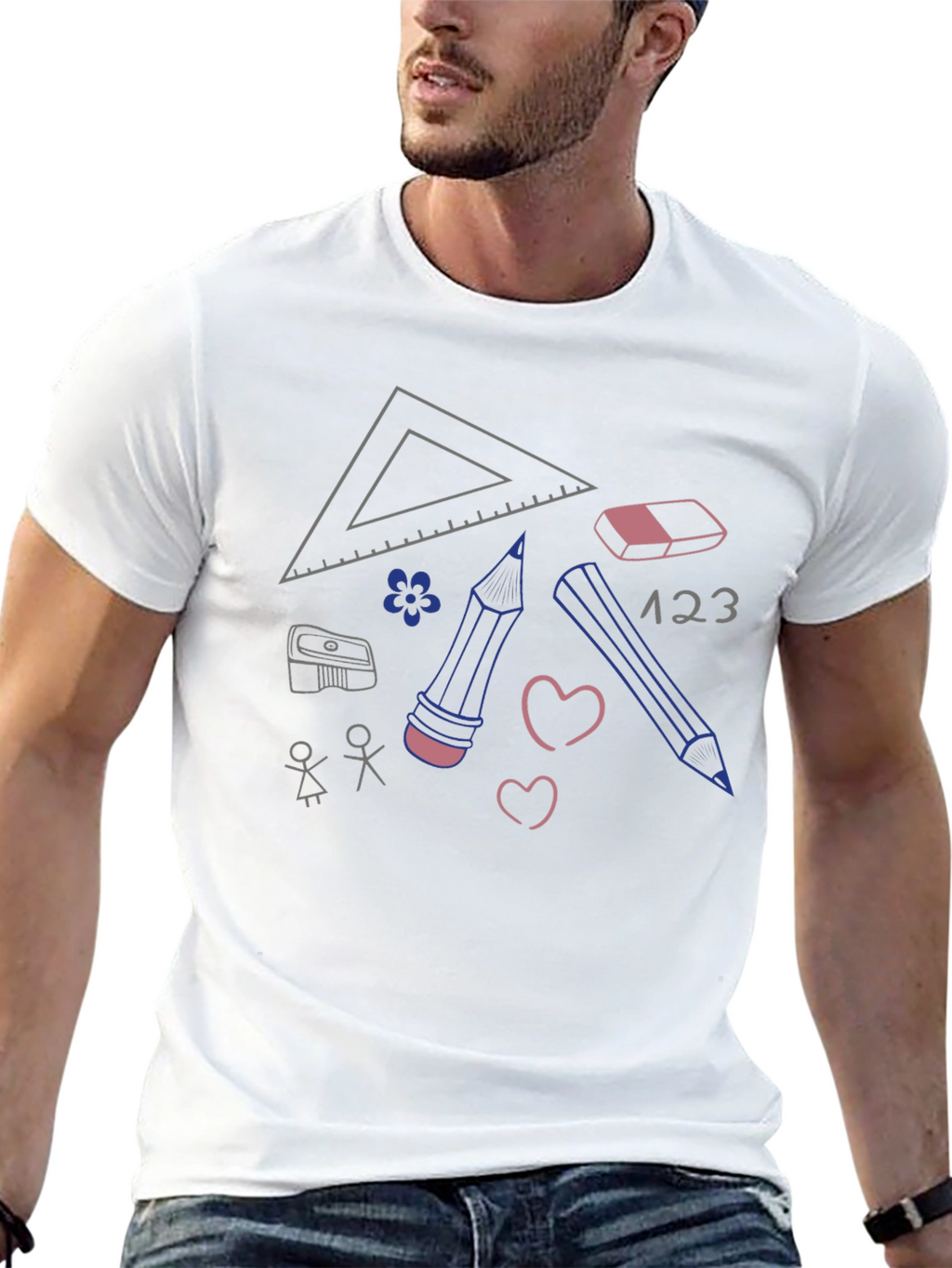 Back to School Graphic Tee - Black Unisex T-Shirt