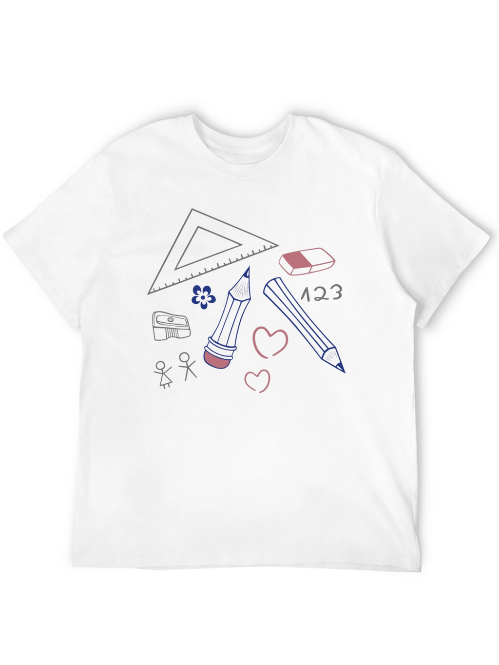 Back to School Graphic Tee - Black Unisex T-Shirt