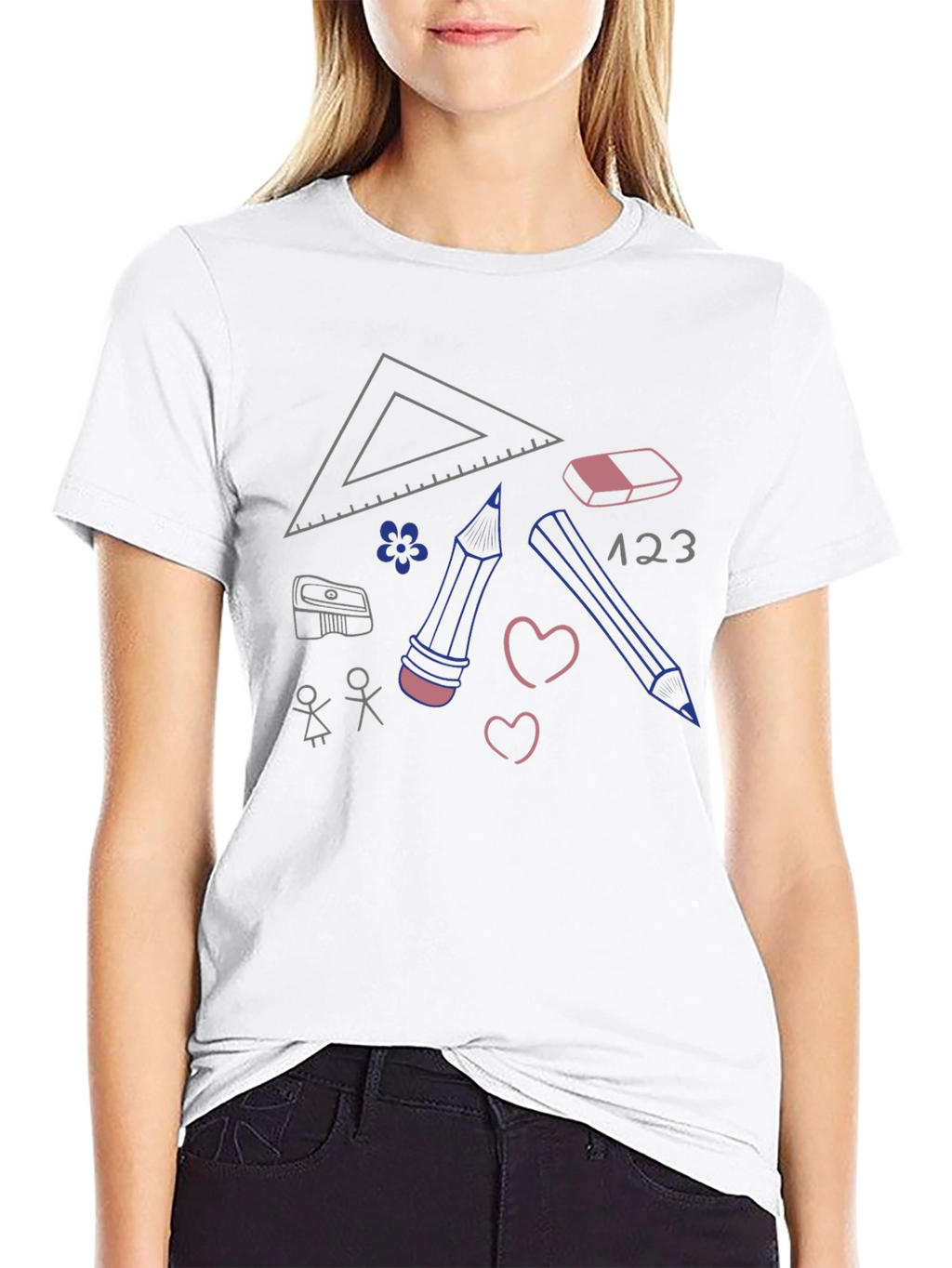 Back to School Graphic Tee - Black Unisex T-Shirt