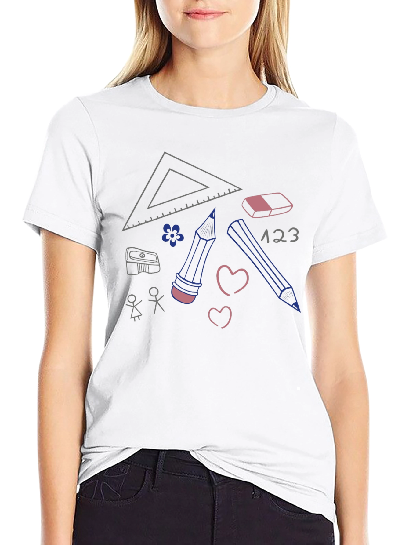 Back to School Graphic Tee - Black Unisex T-Shirt