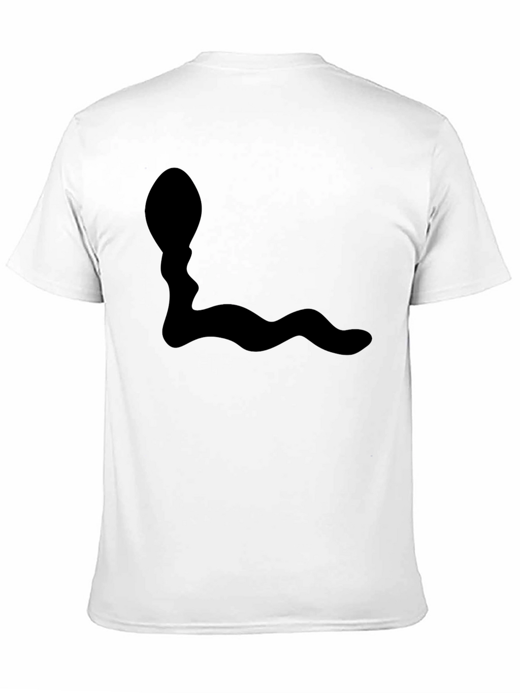 Mens Black Snake Graphic Tee - Casual Style