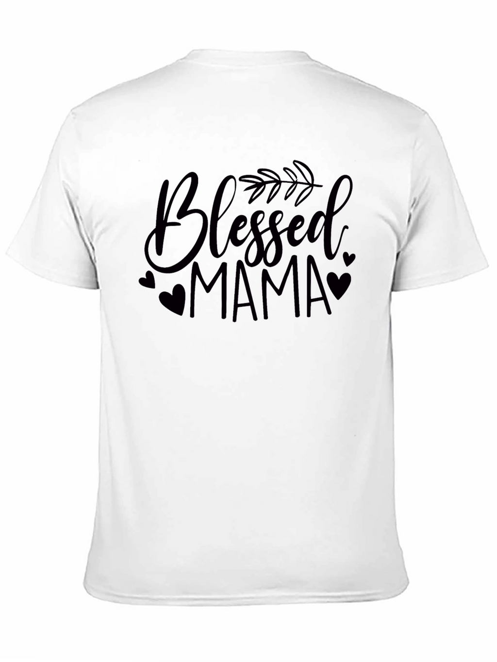 Blessed Mama Graphic Tee - Black Casual Shirt