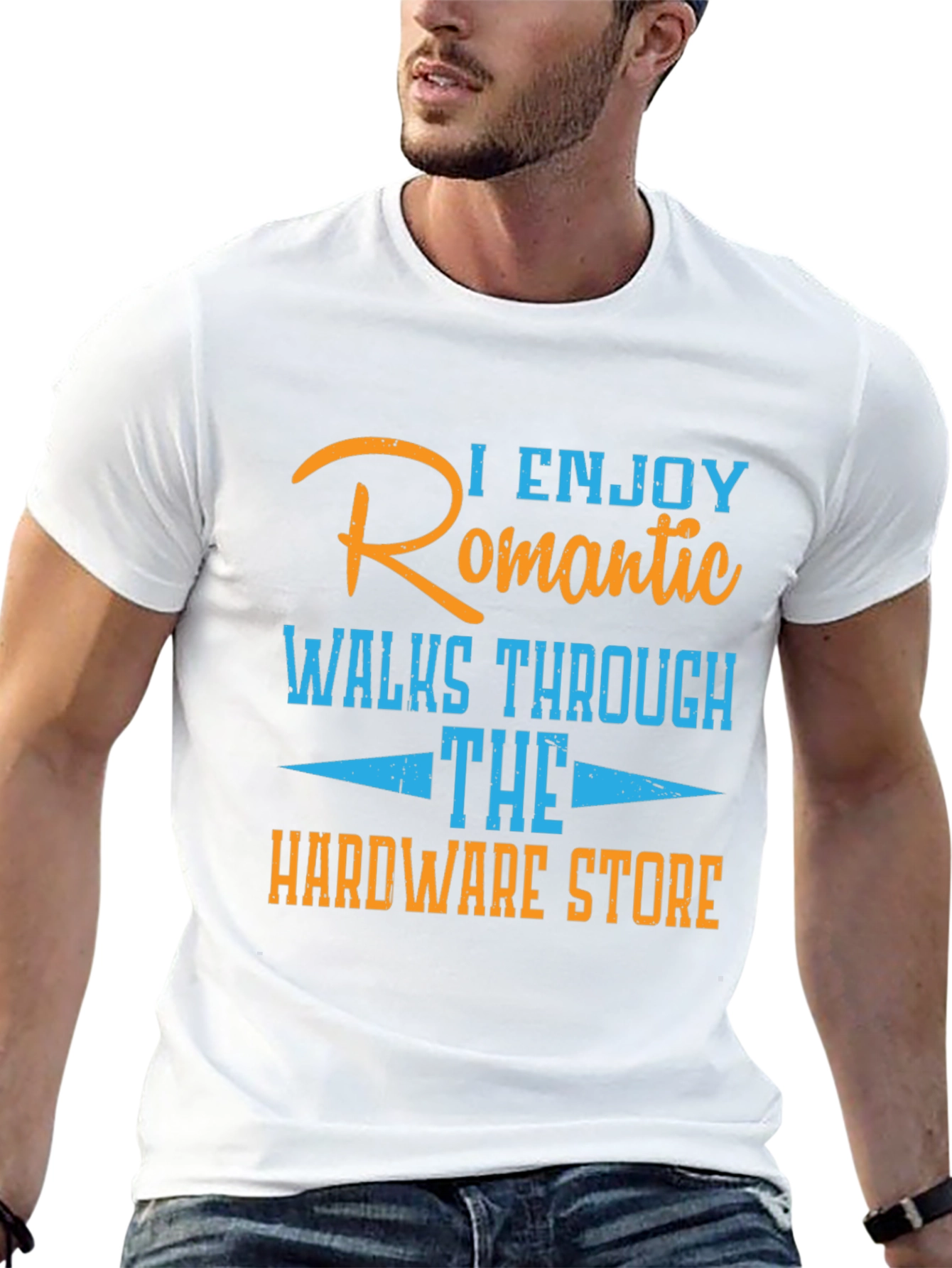 Humorous Hardware Store Romantic Walks T-Shirt