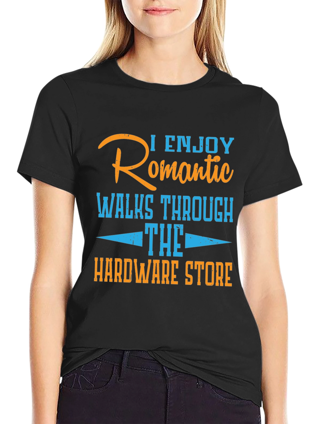 Humorous Hardware Store Romantic Walks T-Shirt