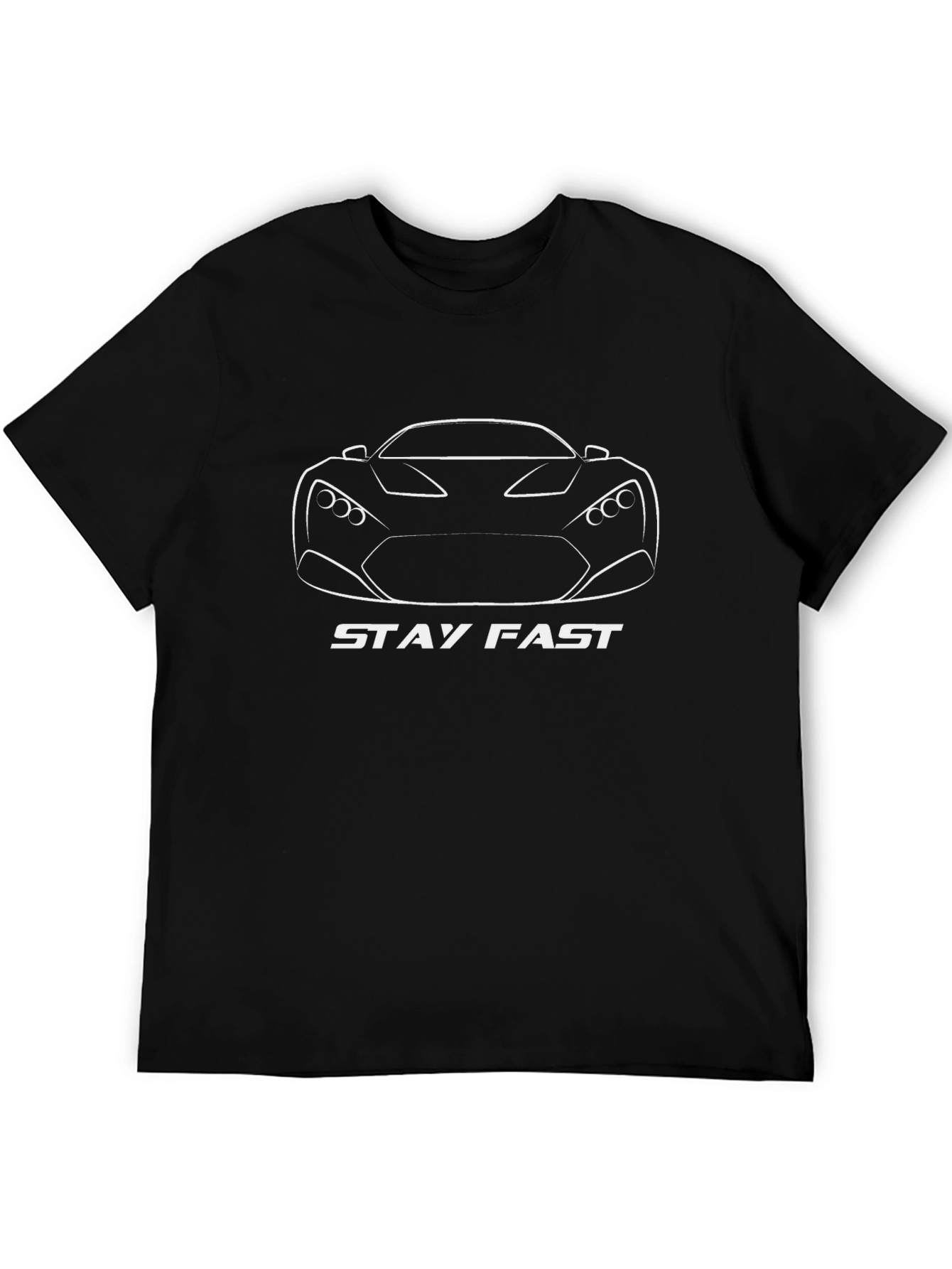 Stay Fast Car Graphic T-Shirt