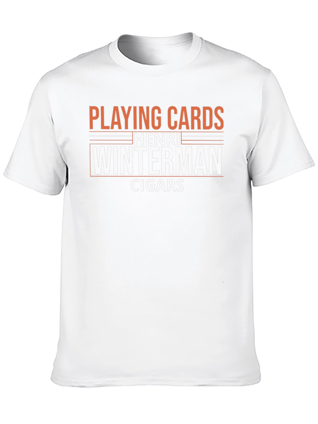 Henri Winterman Cigars Playing Cards Graphic Tee