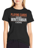 Henri Winterman Cigars Playing Cards Graphic Tee