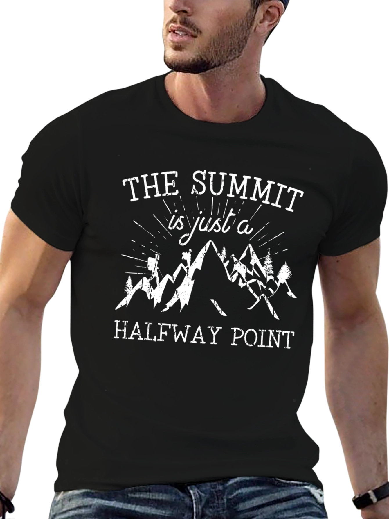 The Summit is Just a Halfway Point T-Shirt
