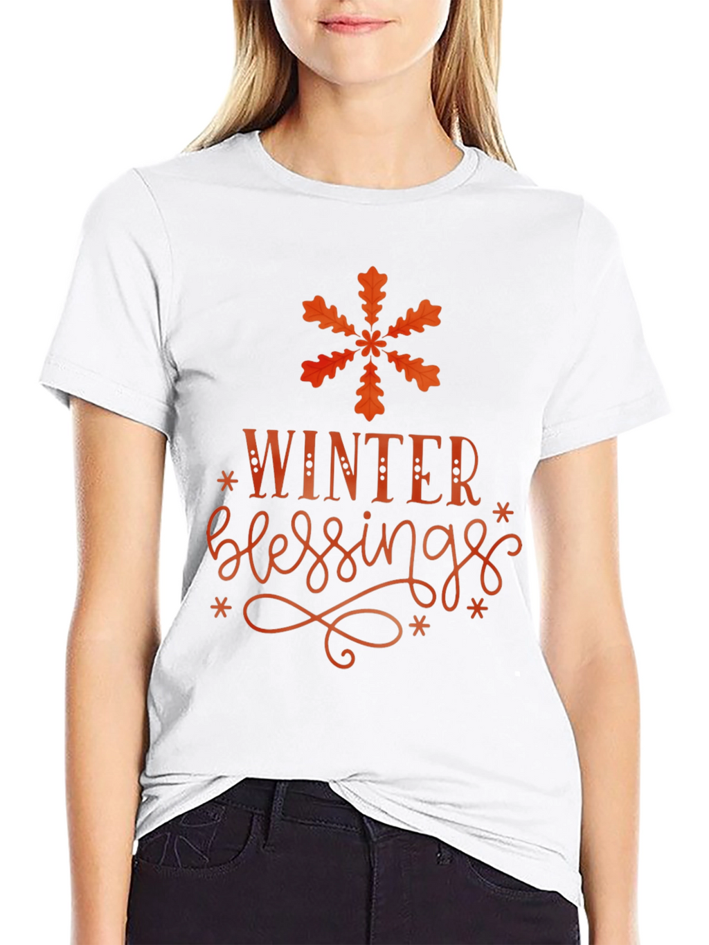 Winter Blessings Graphic Tee - Cozy & Stylish