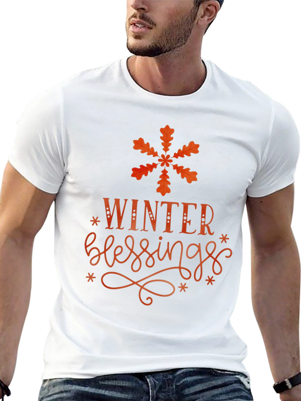 Winter Blessings Graphic Tee - Cozy & Stylish