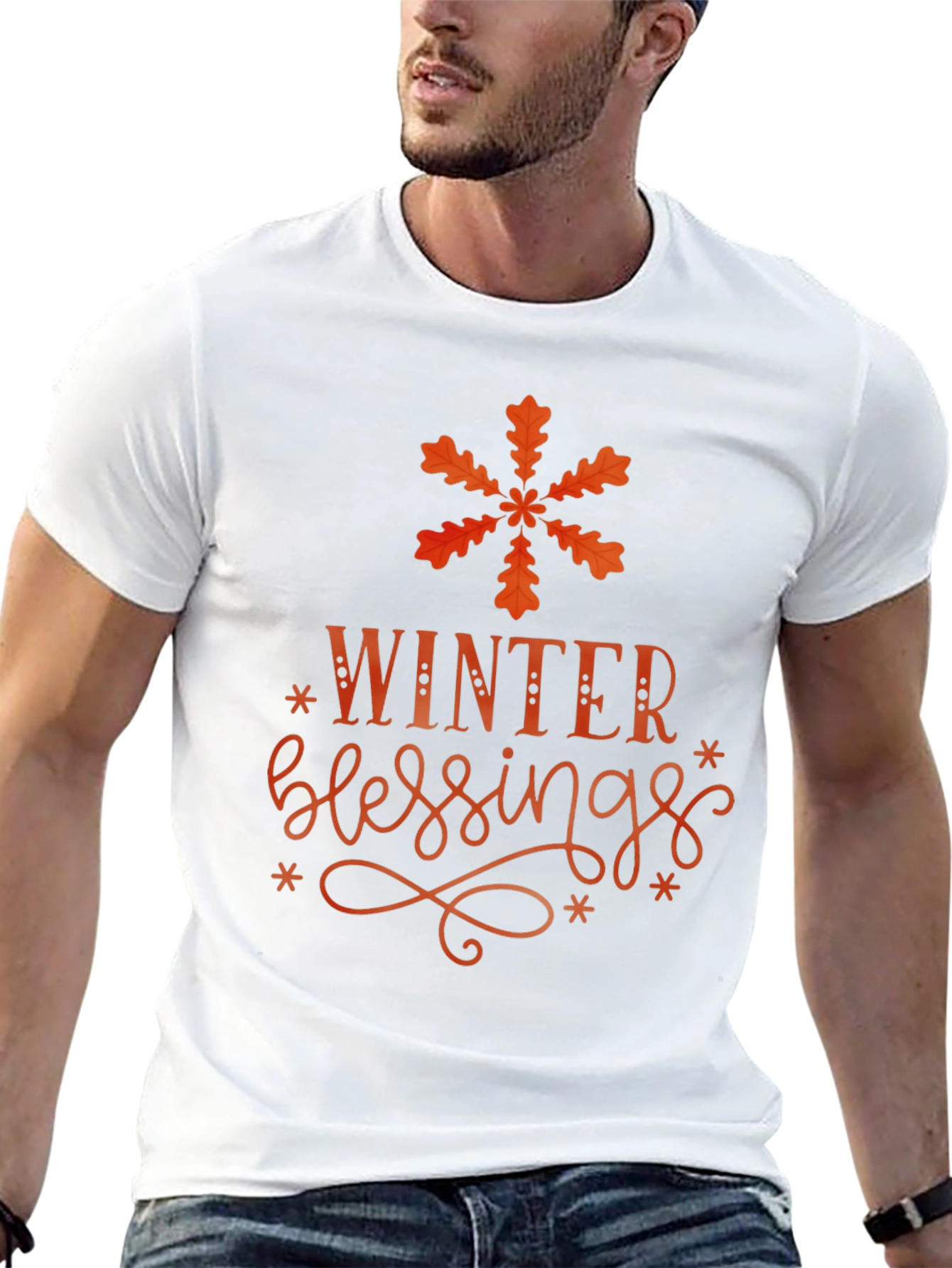 Winter Blessings Graphic Tee - Cozy & Stylish