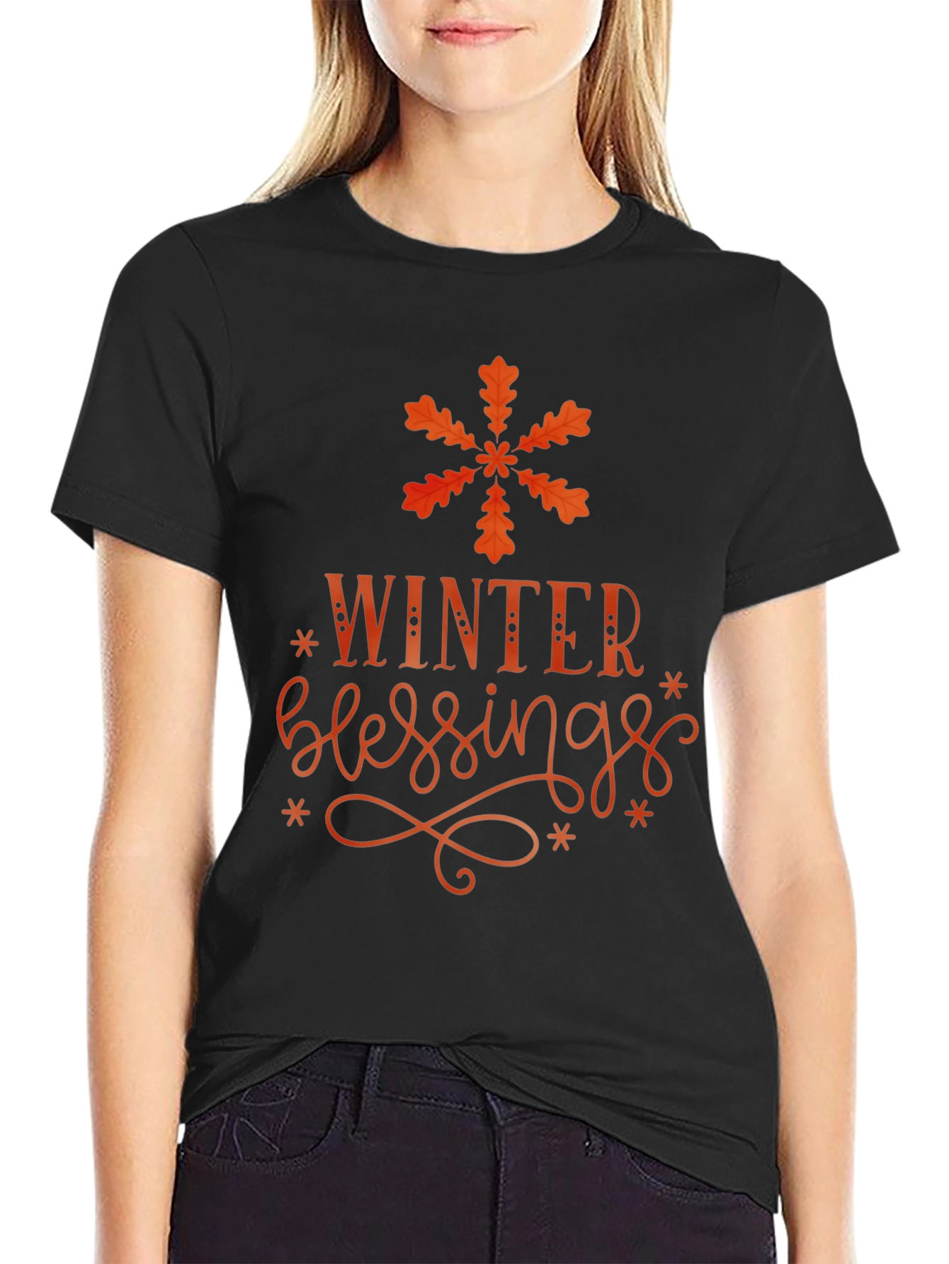Winter Blessings Graphic Tee - Cozy & Stylish