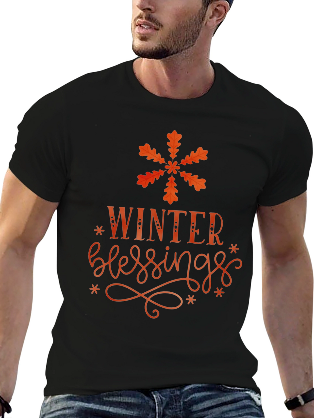 Winter Blessings Graphic Tee - Cozy & Stylish