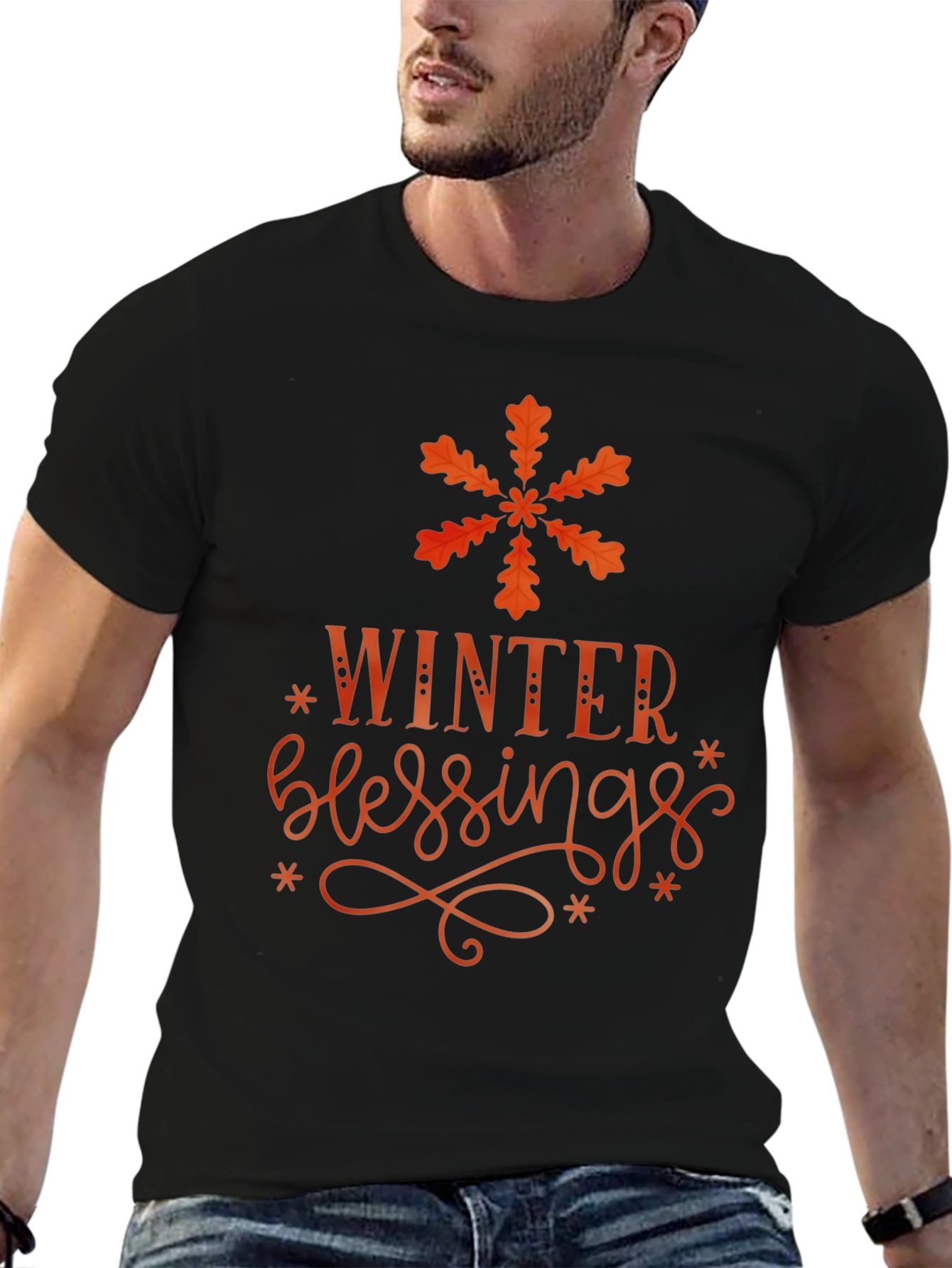 Winter Blessings Graphic Tee - Cozy & Stylish
