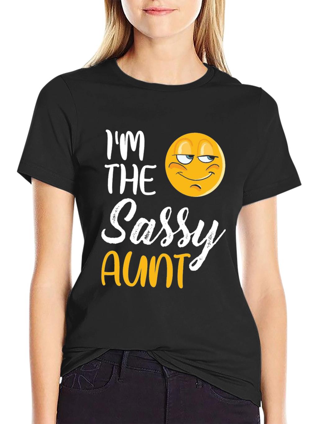 Im The Sassy Aunt T-Shirt Novelty Graphic Tee