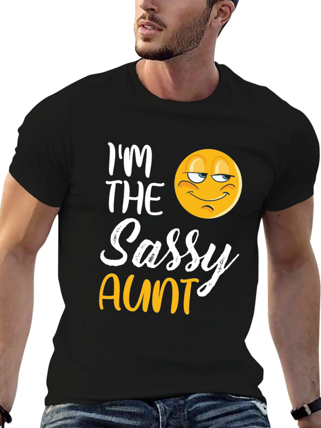 Im The Sassy Aunt T-Shirt Novelty Graphic Tee