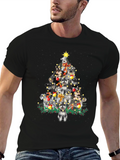Schnauzer Christmas Tree T-Shirt - Holiday Dog Lover Tee