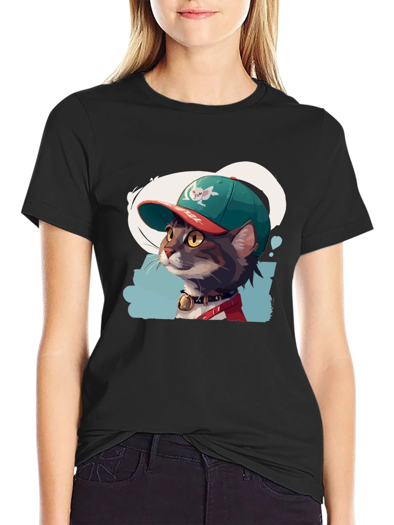 Cool Cat Tee: Fun Graphic T-Shirt for Cat Lovers