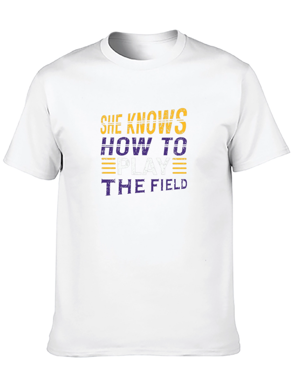She Knows How To Play The Field Graphic Tee
